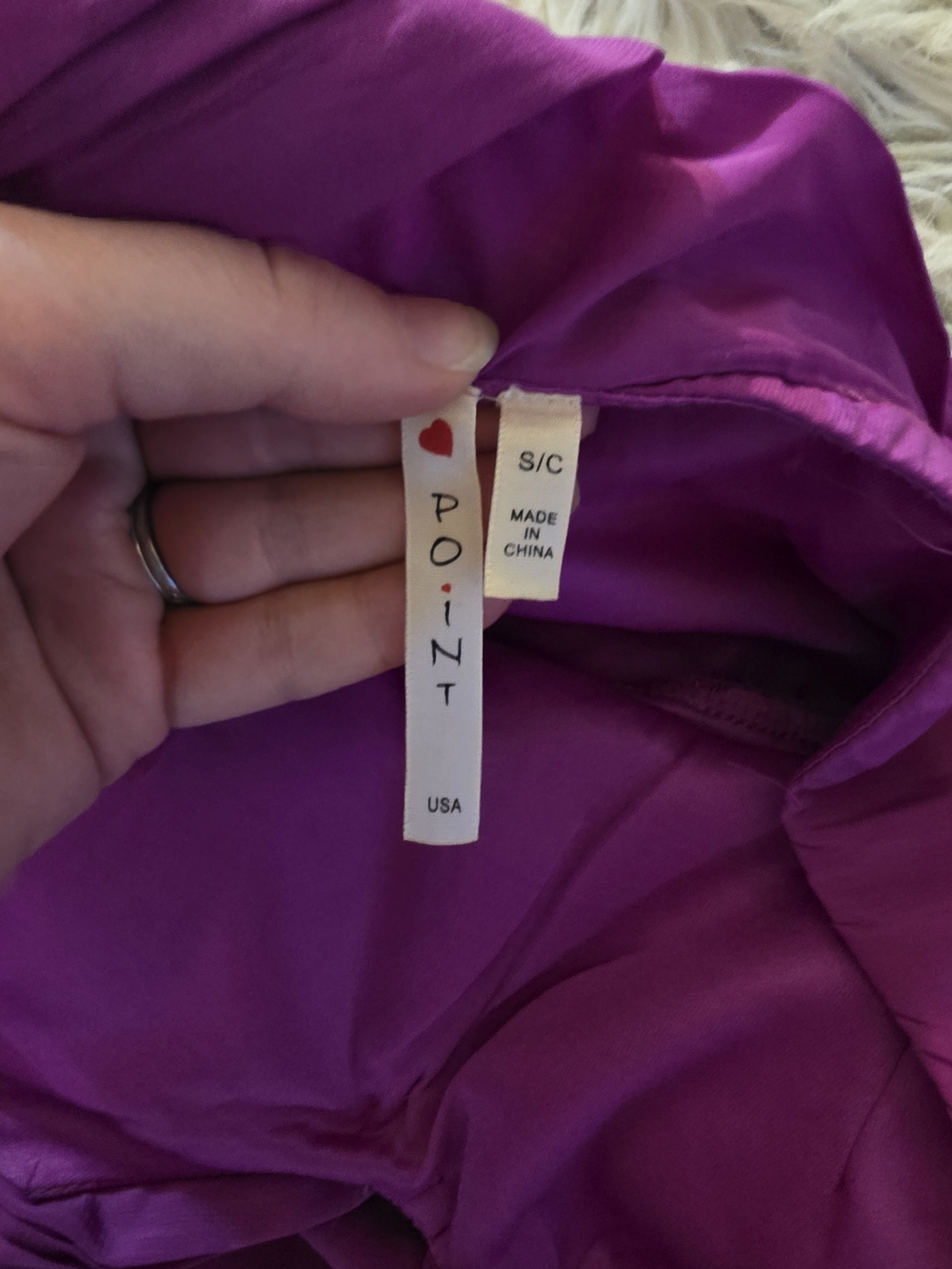 ModCloth One-Shoulder Purple Ruffled Dress - Picture 4 of 7